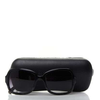 Chanel Acetate Tweed Effect CC Sunglasses 5177 Black 8 of 8