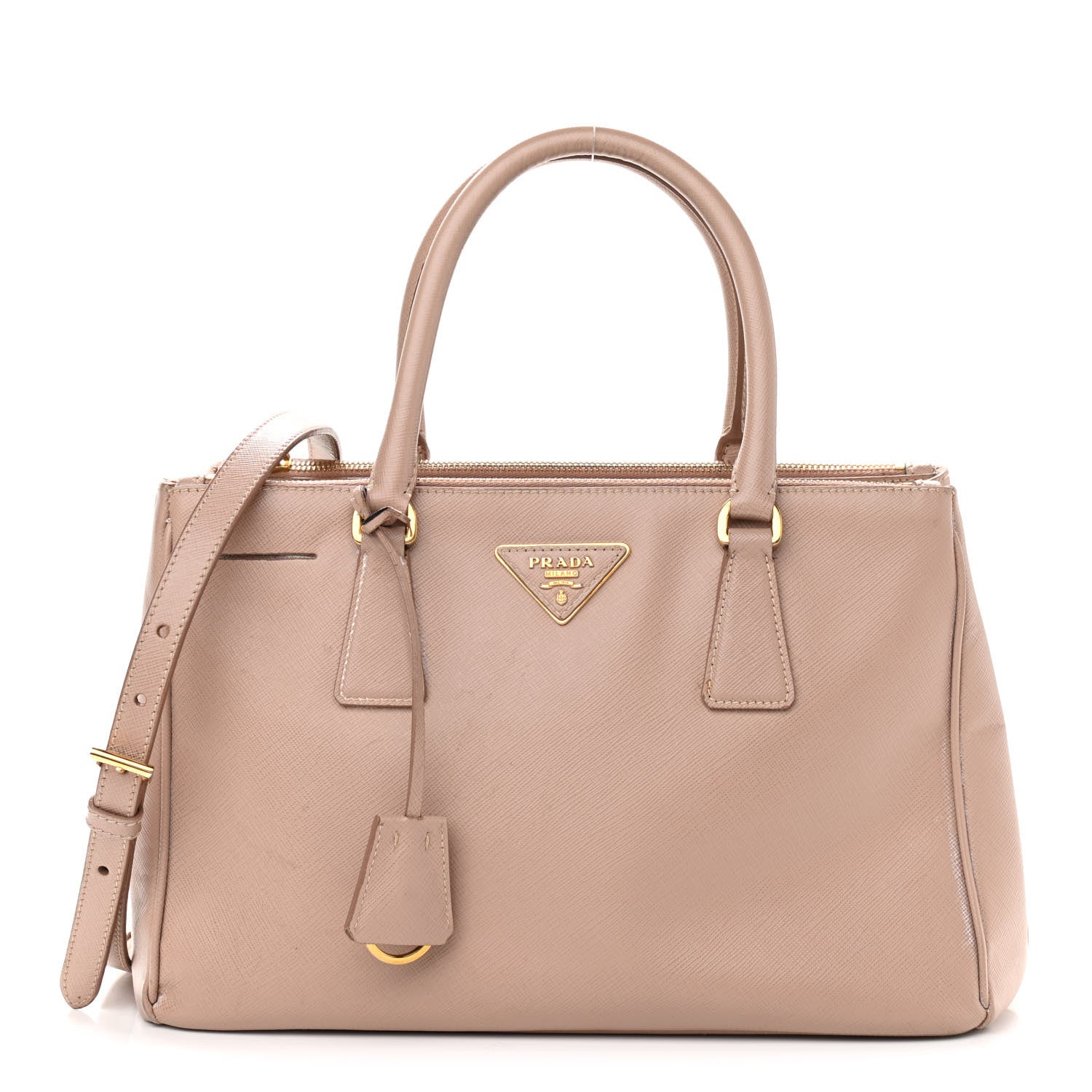 Prada Saffiano Small Galleria Double Zip Tote Cammeo 1 of 20