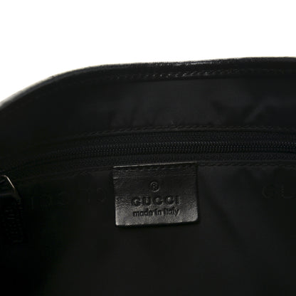 Gucci Monogram Jackie O Chain Hobo Black 6 of 10