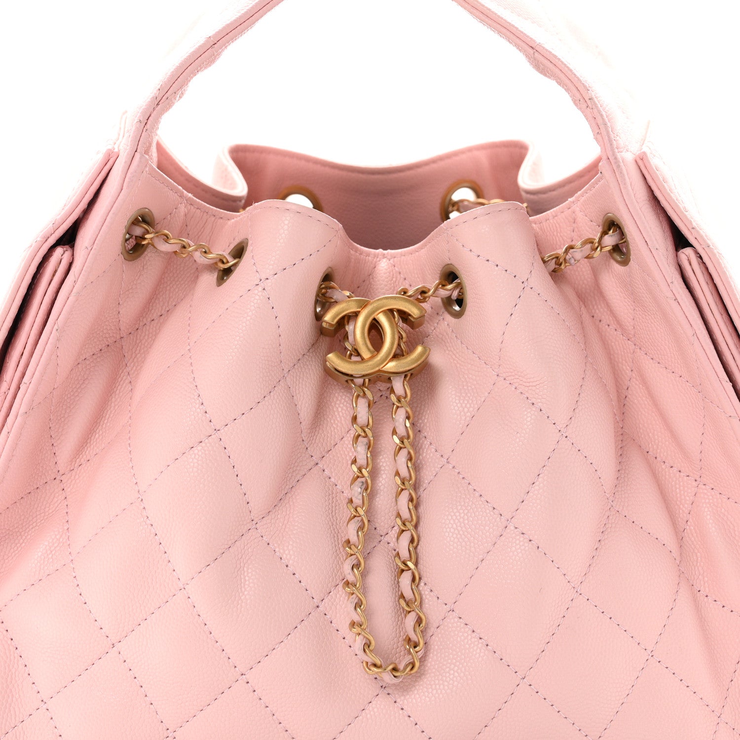 Chanel Caviar Quilted Small Chanel 25 Handbag Light Pink 7 of 9