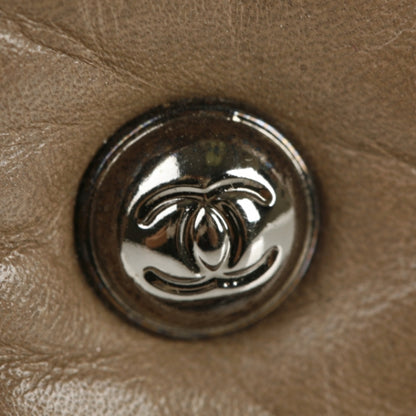 Chanel Lambskin Vintage Ligne Lady Braid Tote Taupe 6 of 11