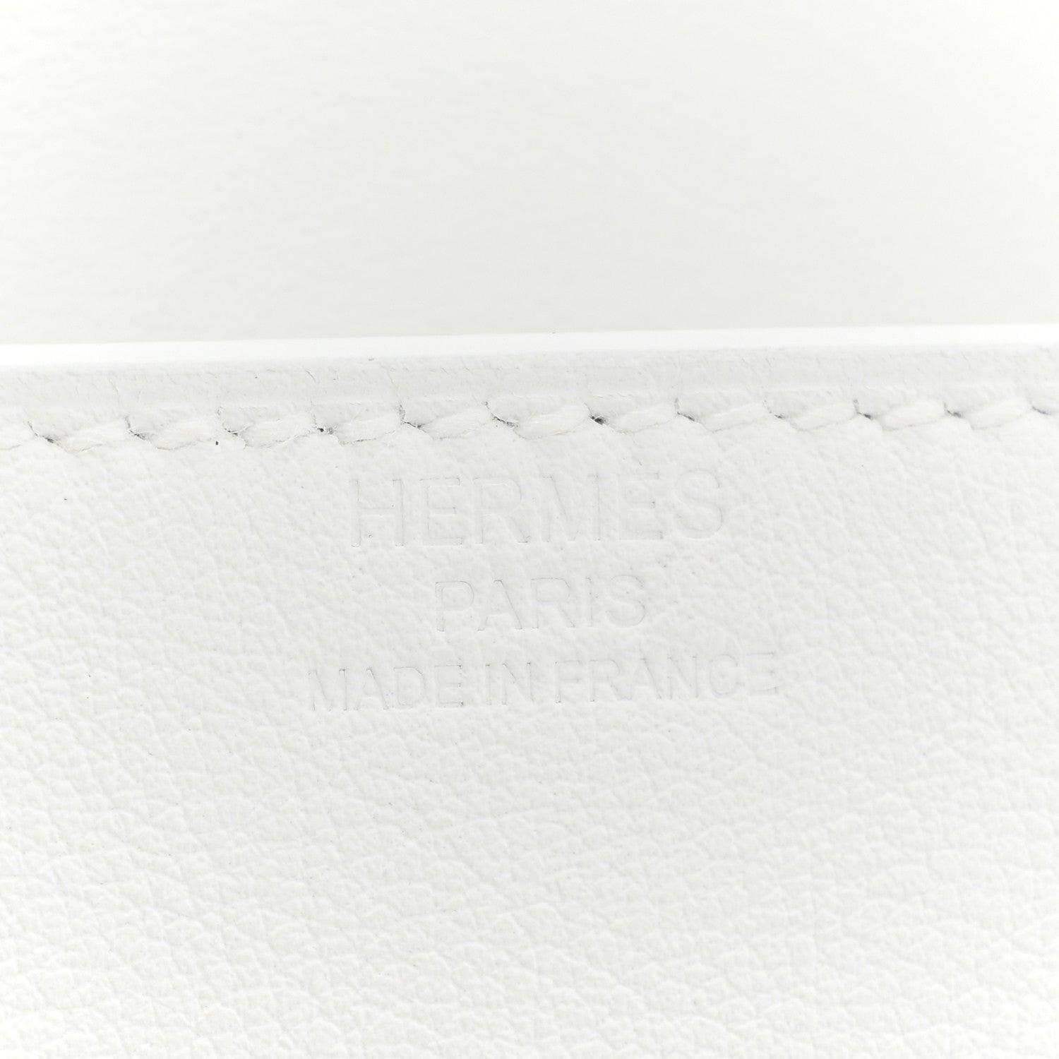 Hermes Swift Shadow Clutch 29 White 7 of 10
