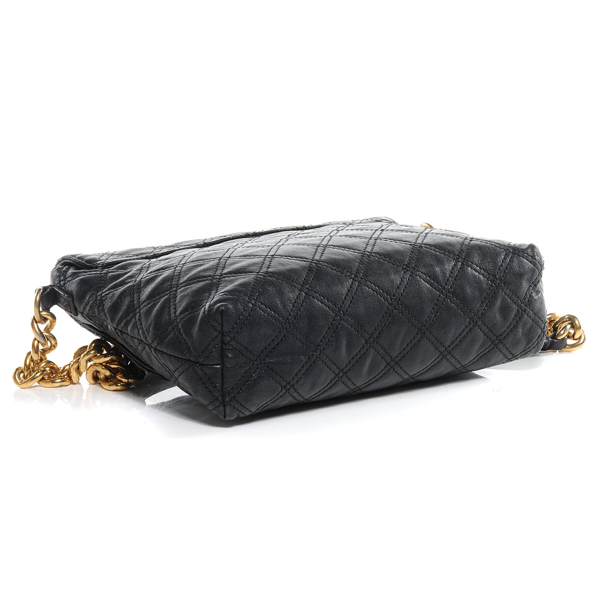 Marc Jacobs Leather Quilted The XL Single Flap Black 4 of 8