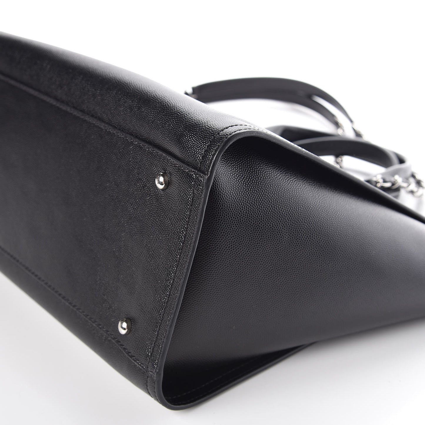 Caviar Small Studded Deauville Tote Black