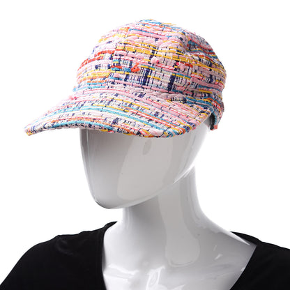 Chanel Tweed Cap Hat Multicolor 2 of 9