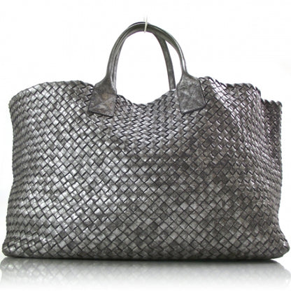 Bottega Veneta Nappa Intrecciato Large Cabat Peltro 1 of 10