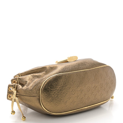 Louis Vuitton Metallic Calfskin Monogram Embossed Theda PM Gold 4 of 13