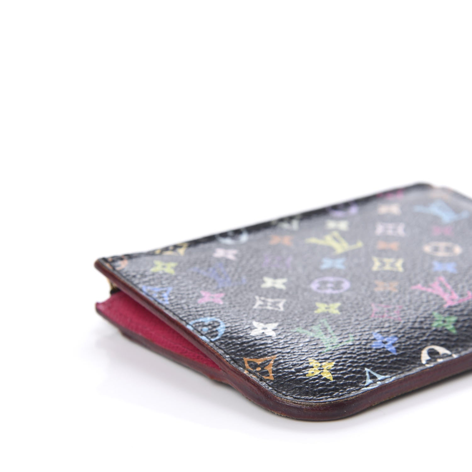 Louis Vuitton Monogram Multicolor Key Pouch Black Grenade 8 of 12