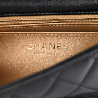 Chanel Lambskin Quilted Mini Pearl Crush Flap Black 6 of 11