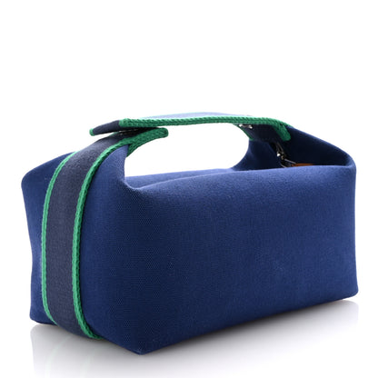 Hermes Canvas Small Bride-A-Brac Pouch Marine 3 of 6