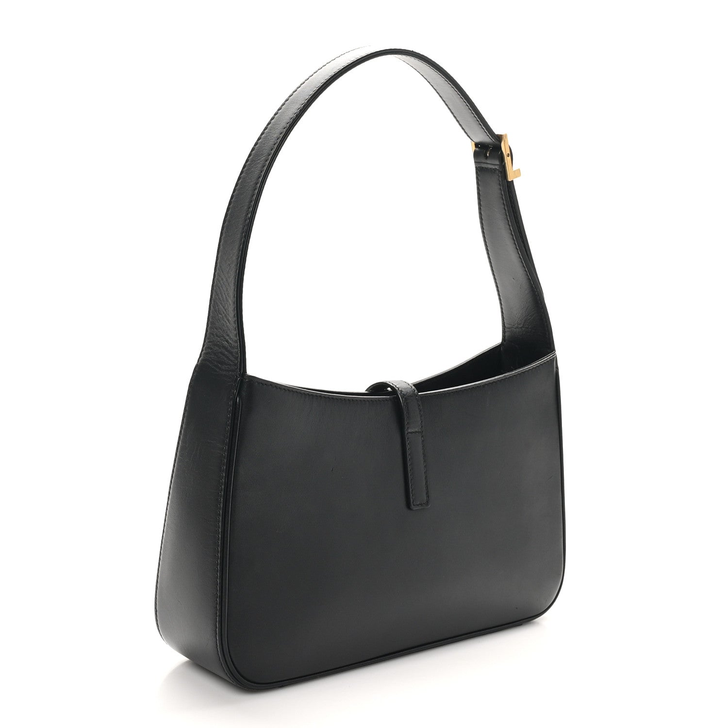 Saint Laurent Smooth Calfskin Le 5 A 7 Hobo Black 2 of 10