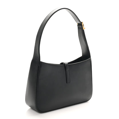 Saint Laurent Smooth Calfskin Le 5 A 7 Hobo Black 2 of 10