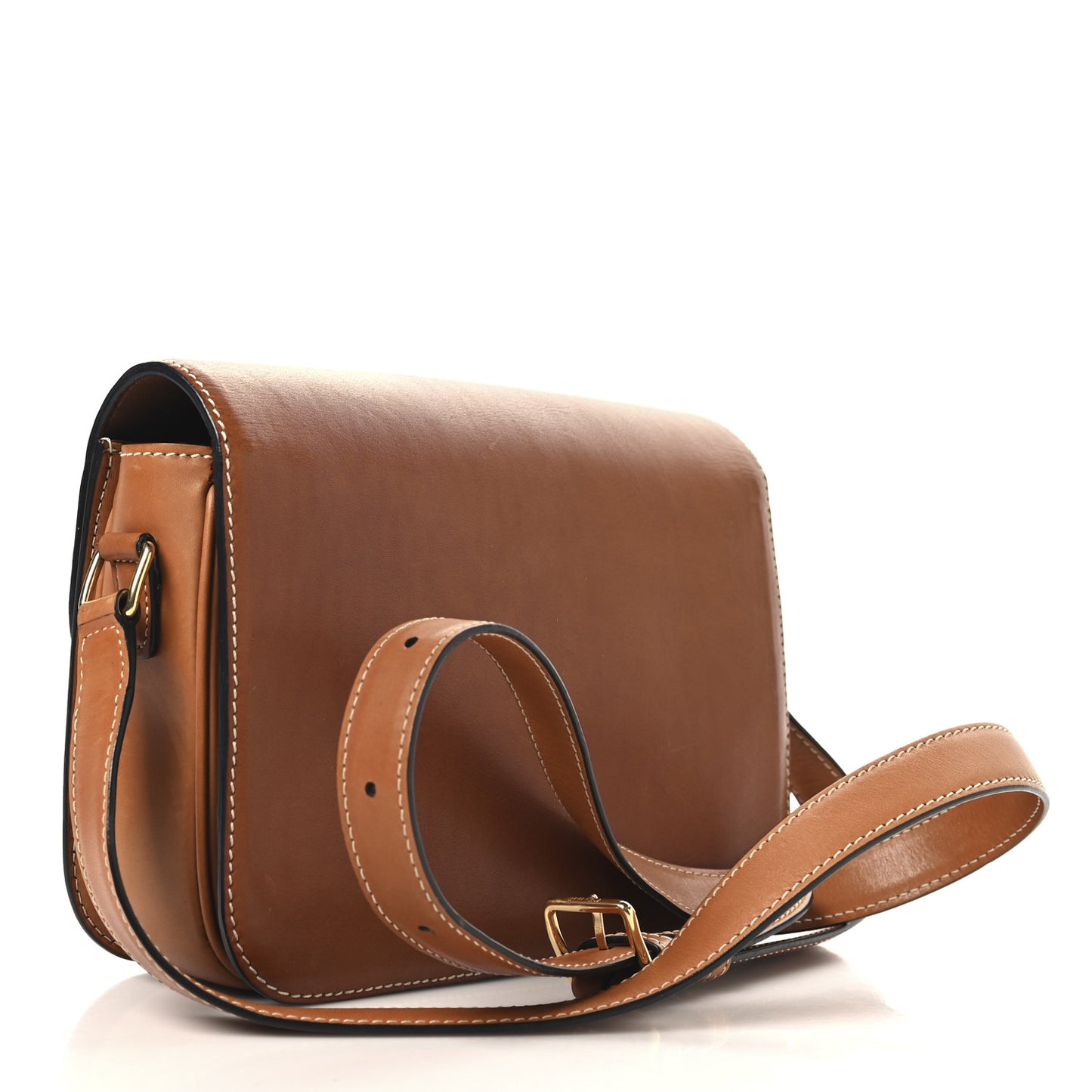 Natural Calfskin Medium Triomphe Tan