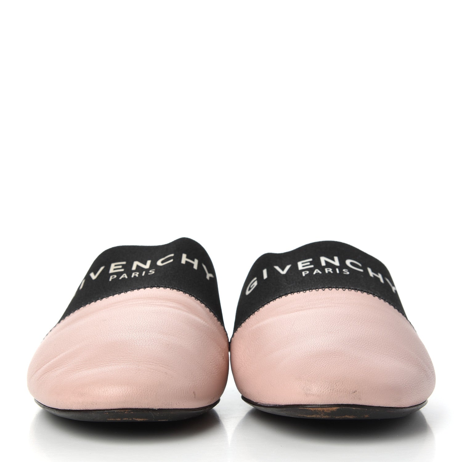 Givenchy Calfskin Bedford Logo Mule Slides 36 Pink 2 of 17