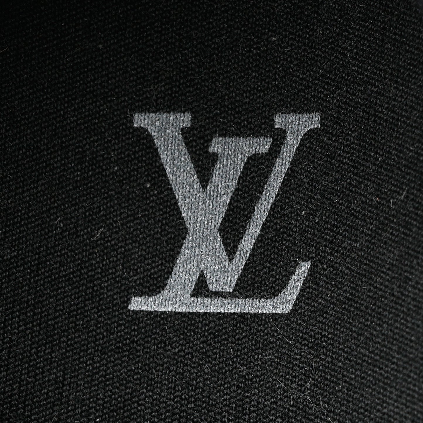 Crystal Mens LV Trainer Sneakers 8 Black