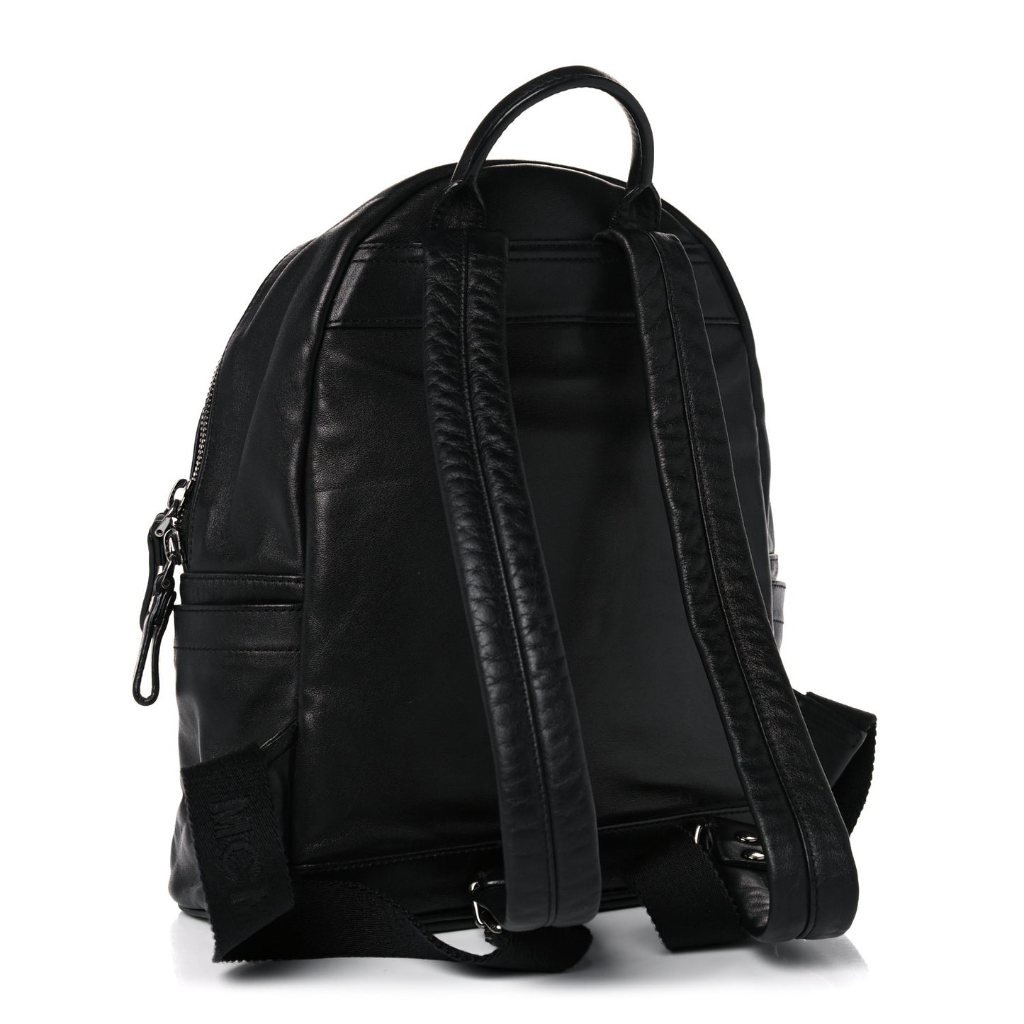Calfskin Medium Studded Backpack Black