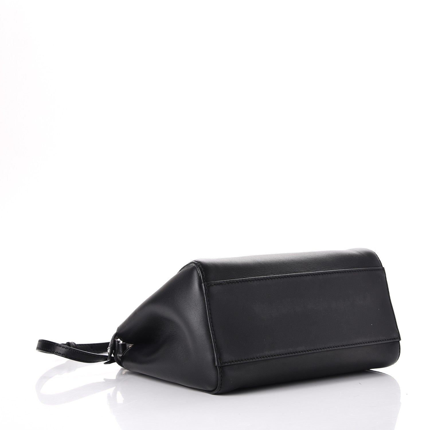 Fendi Nappa Karung Monster Eyes Mini Peekaboo Iconic Satchel Black Papavero 5 of 12