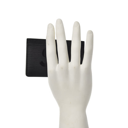 Louis Vuitton X SUPREME Epi Card Holder Black 2 of 5