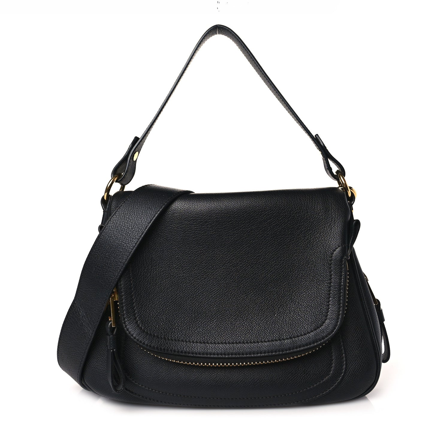 Pebbled Calfskin Medium Jennifer Black