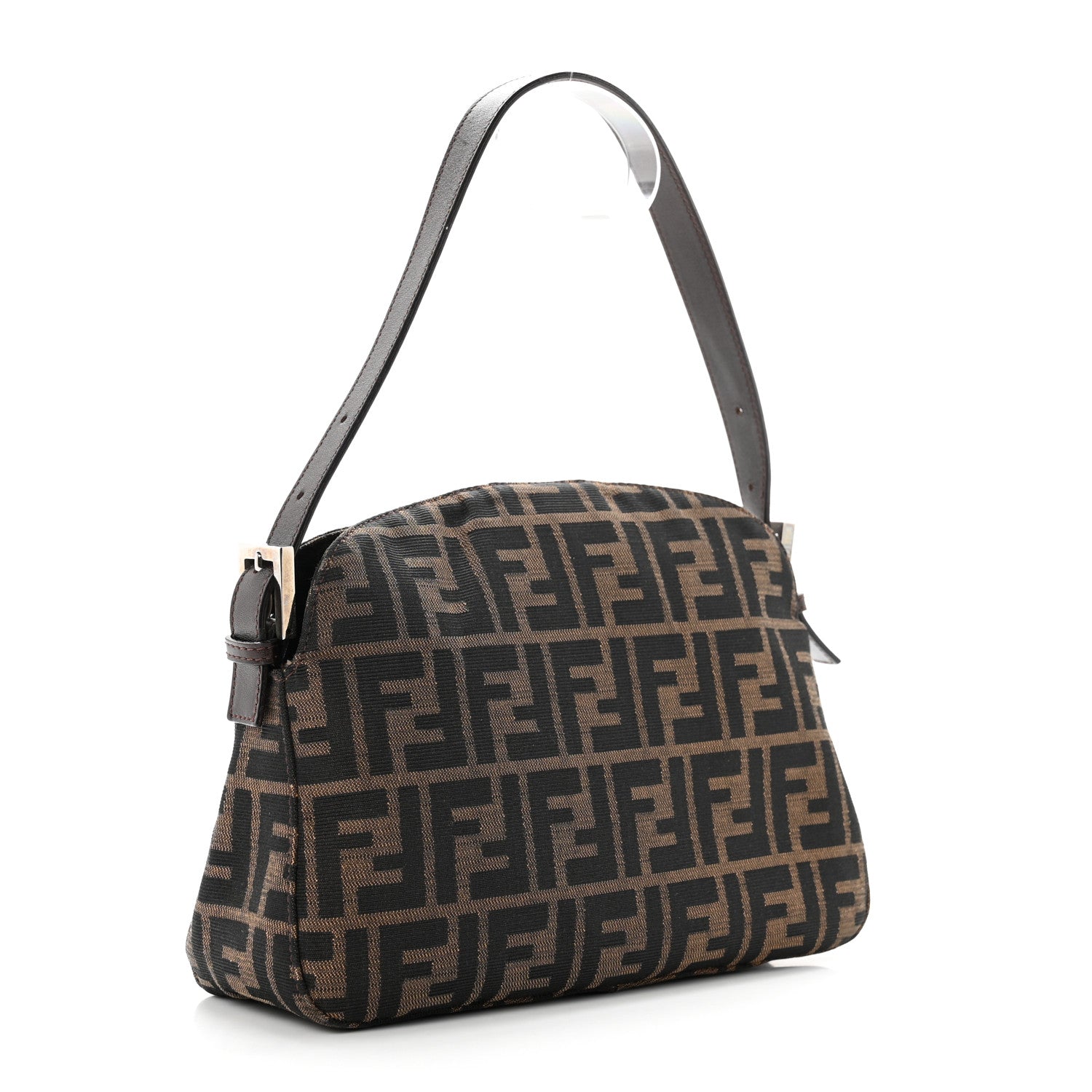 Fendi Zucca Baguette Shoulder Bag Tobacco 2 of 10