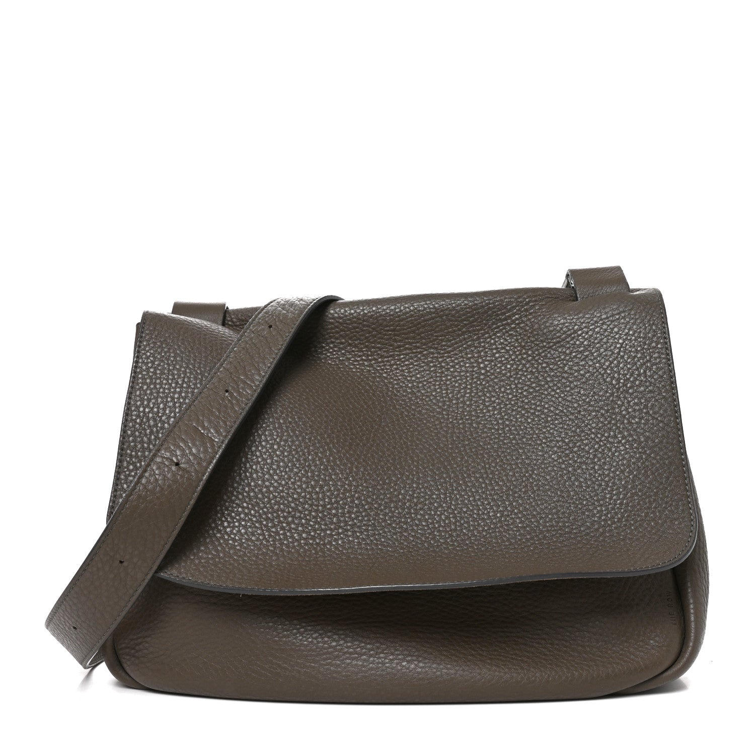 The Row Calfskin Small Mail Bag Ash Grey 1 of 8