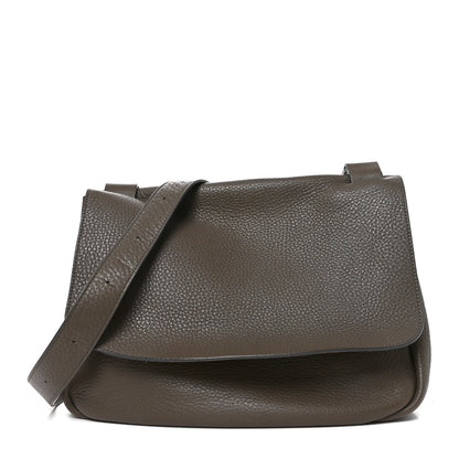 The Row Calfskin Small Mail Bag Ash Grey 1 of 8