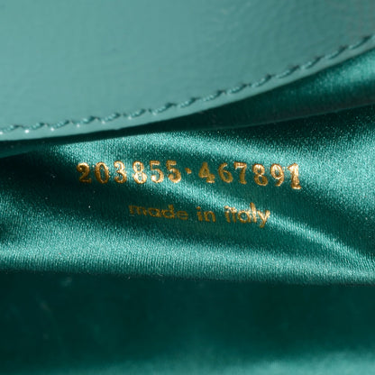 Saint Laurent Patent Belle De Jour Clutch Seafoam 7 of 7