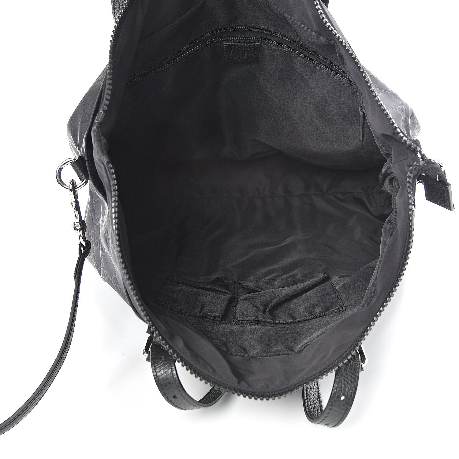 Gucci Nylon Monogram Tote Black 4 of 9