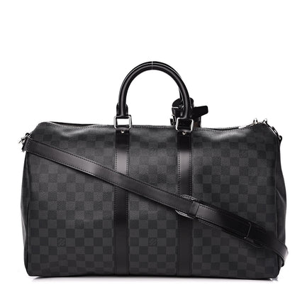 Louis Vuitton Damier Graphite Keepall Bandouliere 45 1 of 9