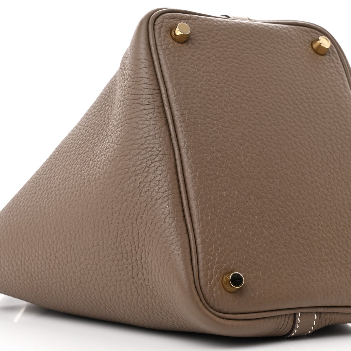 Taurillon Clemence Picotin Lock 18 PM Etoupe