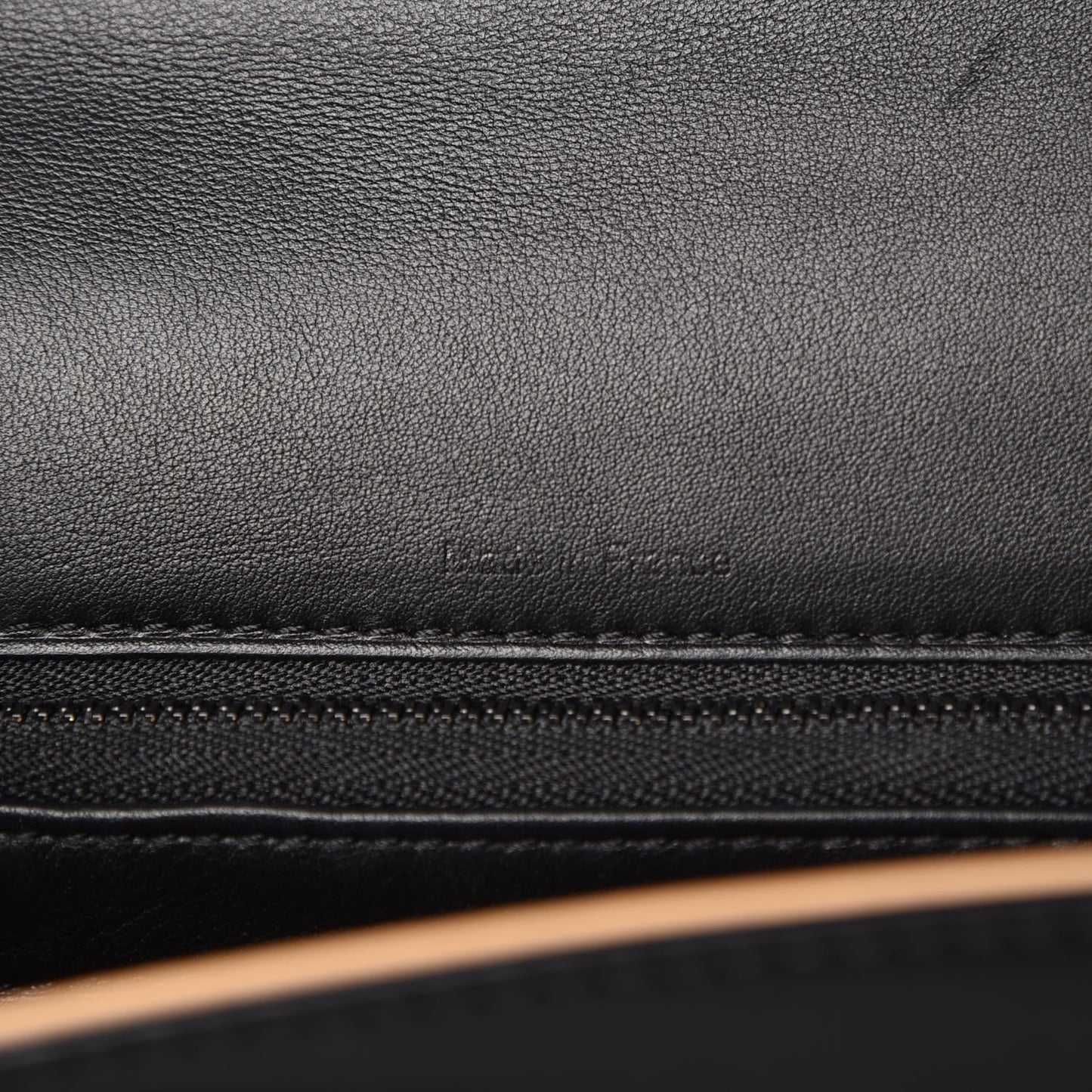Calfskin MM Tempete Satchel Black