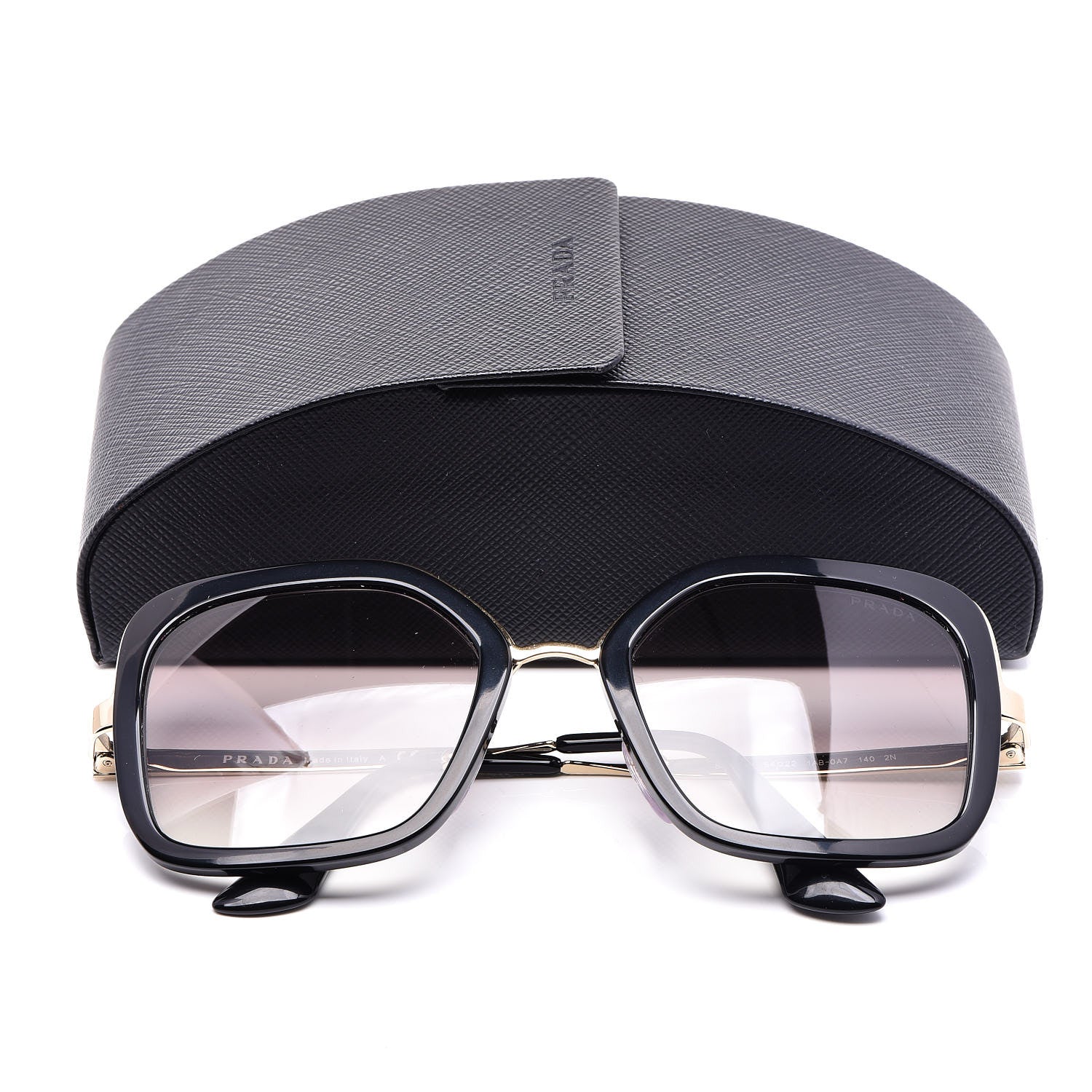 Prada Sunglasses SPR 57U Black 8 of 8