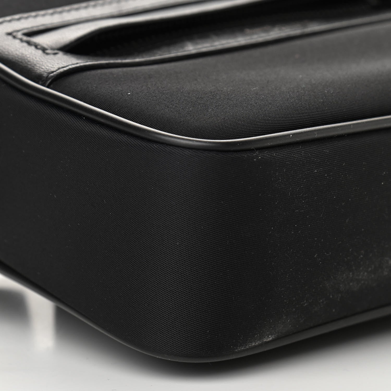 Saint Laurent Lambskin Nylon Small Camp Camera Bag Black 8 of 10