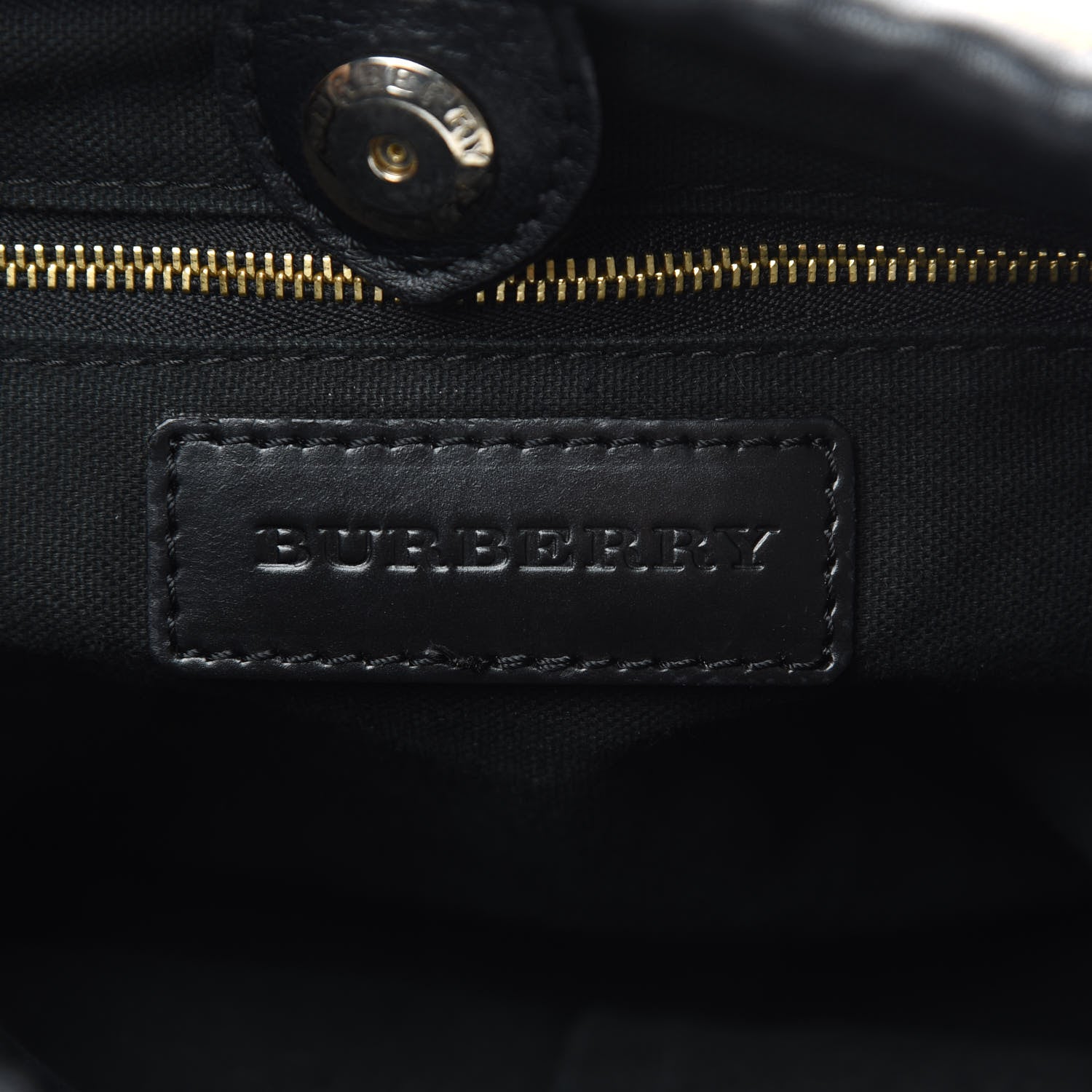 Burberry Calfskin House Check Little Crush Black 6 of 17