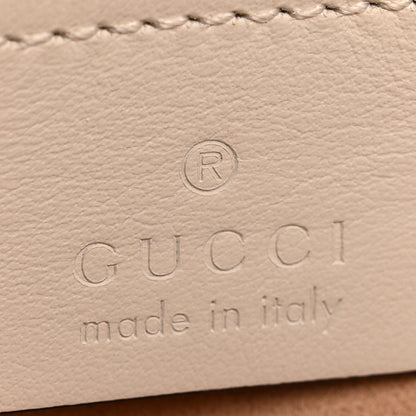 Gucci Calfskin Matelasse Small GG Marmont Shoulder Bag White 6 of 14