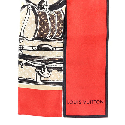 Louis Vuitton Silk Monogram Trunks Bandeau Brown 2 of 3