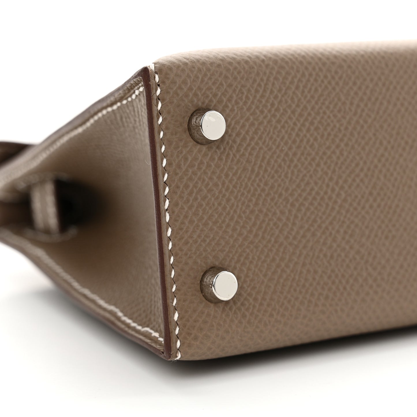 Epsom Mini Kelly Sellier 20 Etoupe