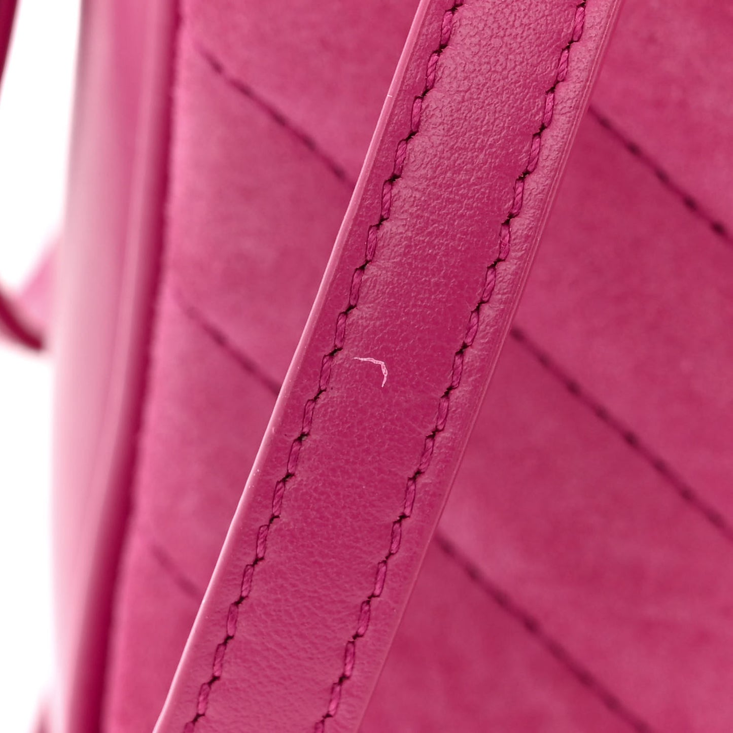 Suede Matelasse Monogram Lou Camera Bag Rose