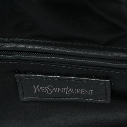 Saint Laurent Stingray Embossed Large Roady Hobo Black 6 of 10