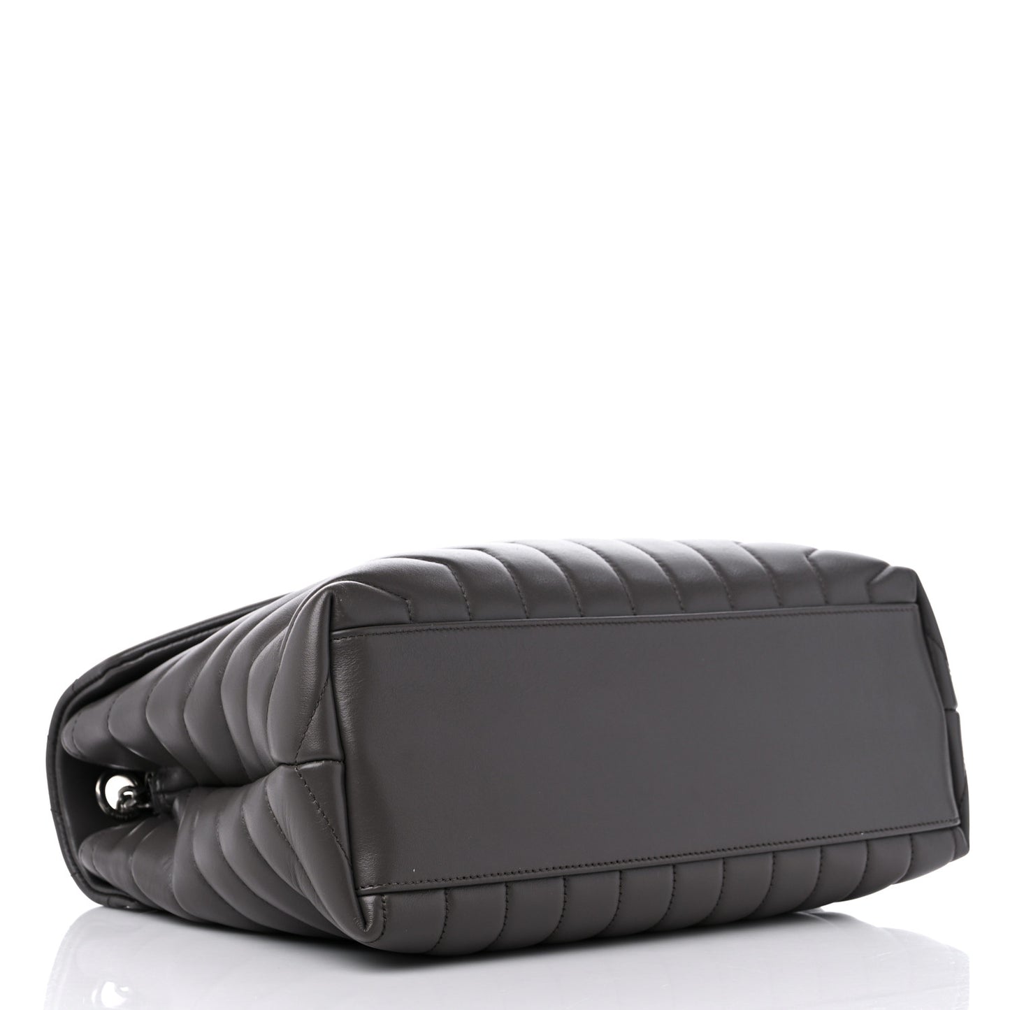 Calfskin Y Quilted Monogram Medium Loulou Chain Satchel Earth