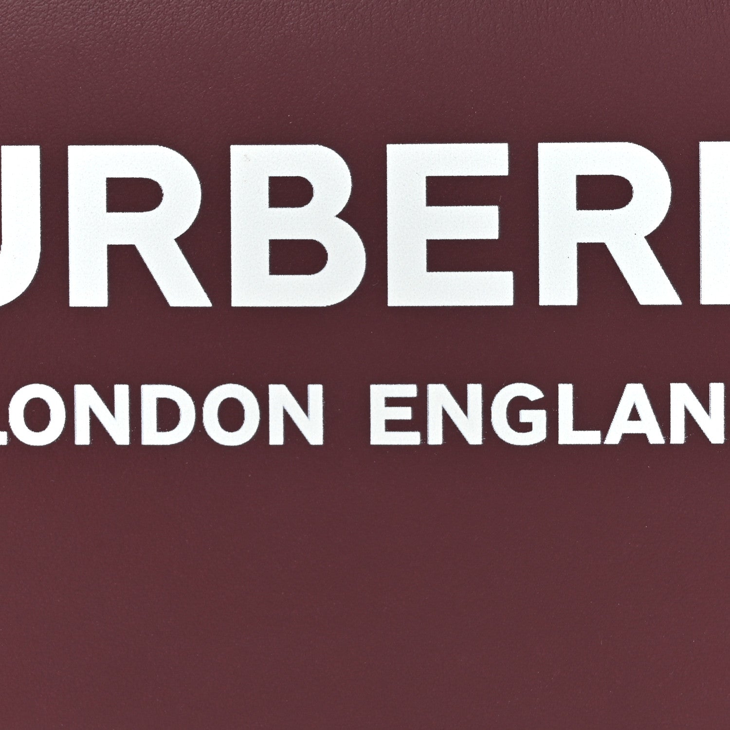 Burberry Calfskin Logo Hazelmere Wallet With Detachable Strap Mahogany Red 8 of 10