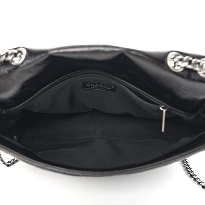 Chanel Shiny Goatskin Quilted Flap Black 5 of 10
