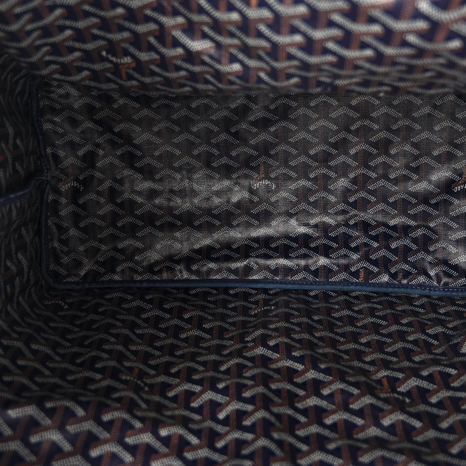 Goyard Goyardine Reversible Anjou GM Navy 8 of 17