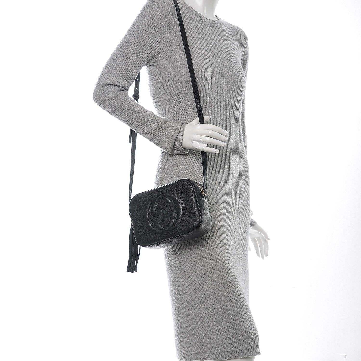 Gucci Pebbled Calfskin Small Soho Disco Bag Black 2 of 6
