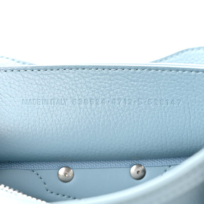 Balenciaga Grained Calfskin Neo Classic Silver Hardware Mini City Blue Grey 7 of 10