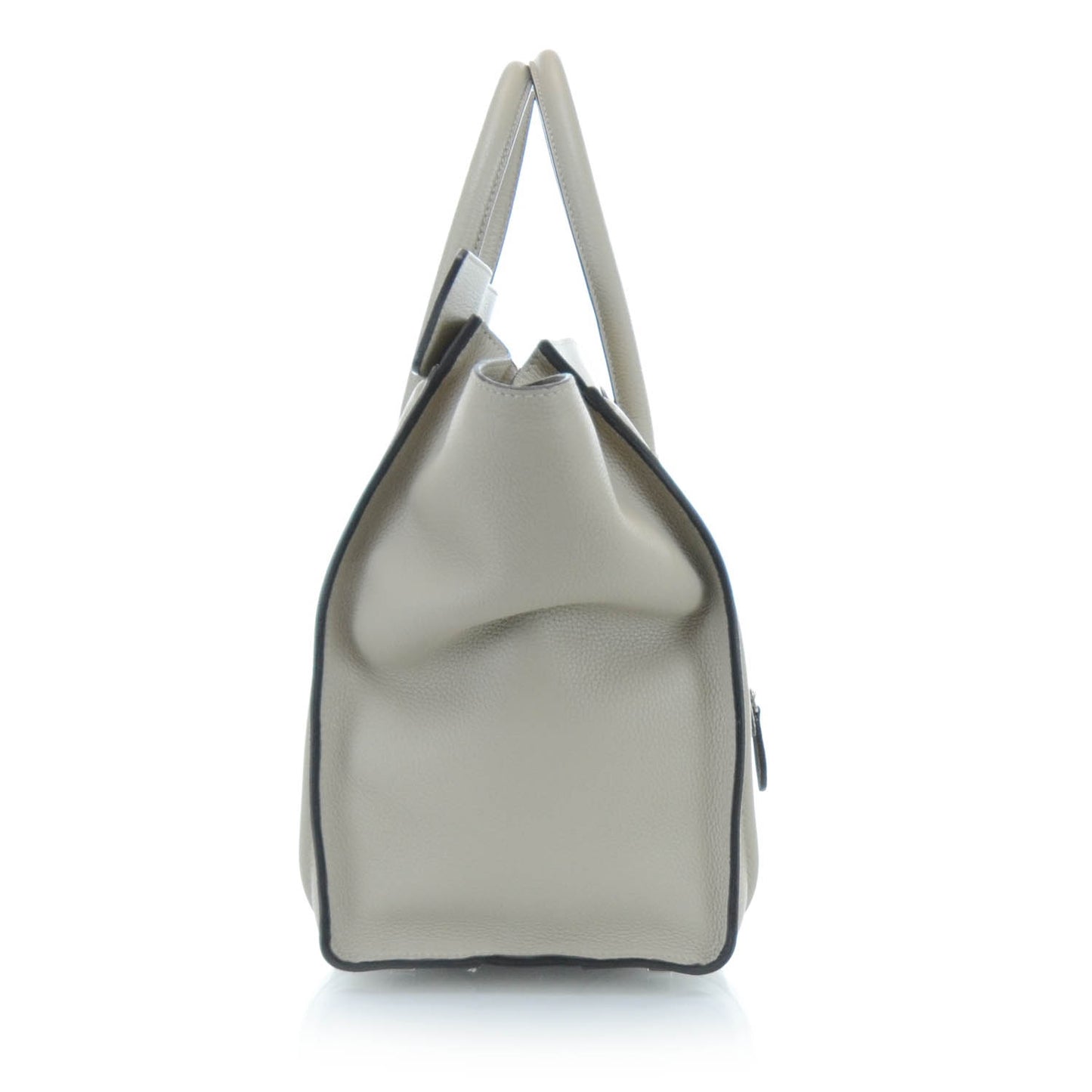 Pebbled Leather Mini Luggage Bag Dune