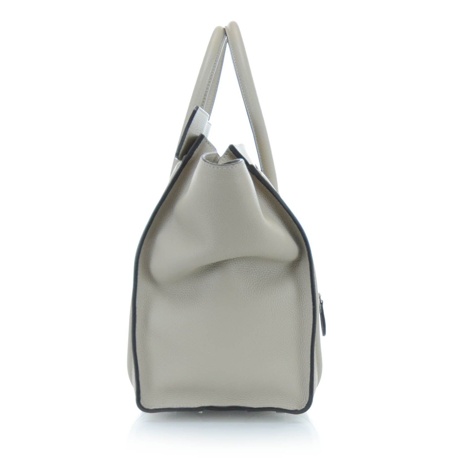 Celine Pebbled Leather Mini Luggage Bag Dune 4 of 12