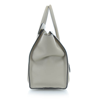 Celine Pebbled Leather Mini Luggage Bag Dune 4 of 12