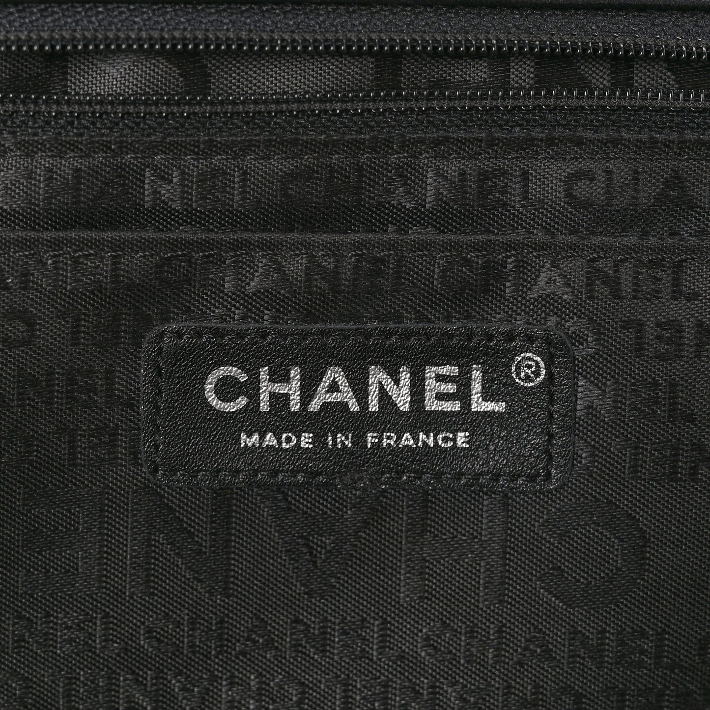 Patent Quilted Jumbo Diagonal CC Flap Black