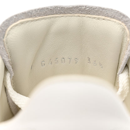 Chanel Calfskin Womens CC Sneakers 36.5 White 6 of 10